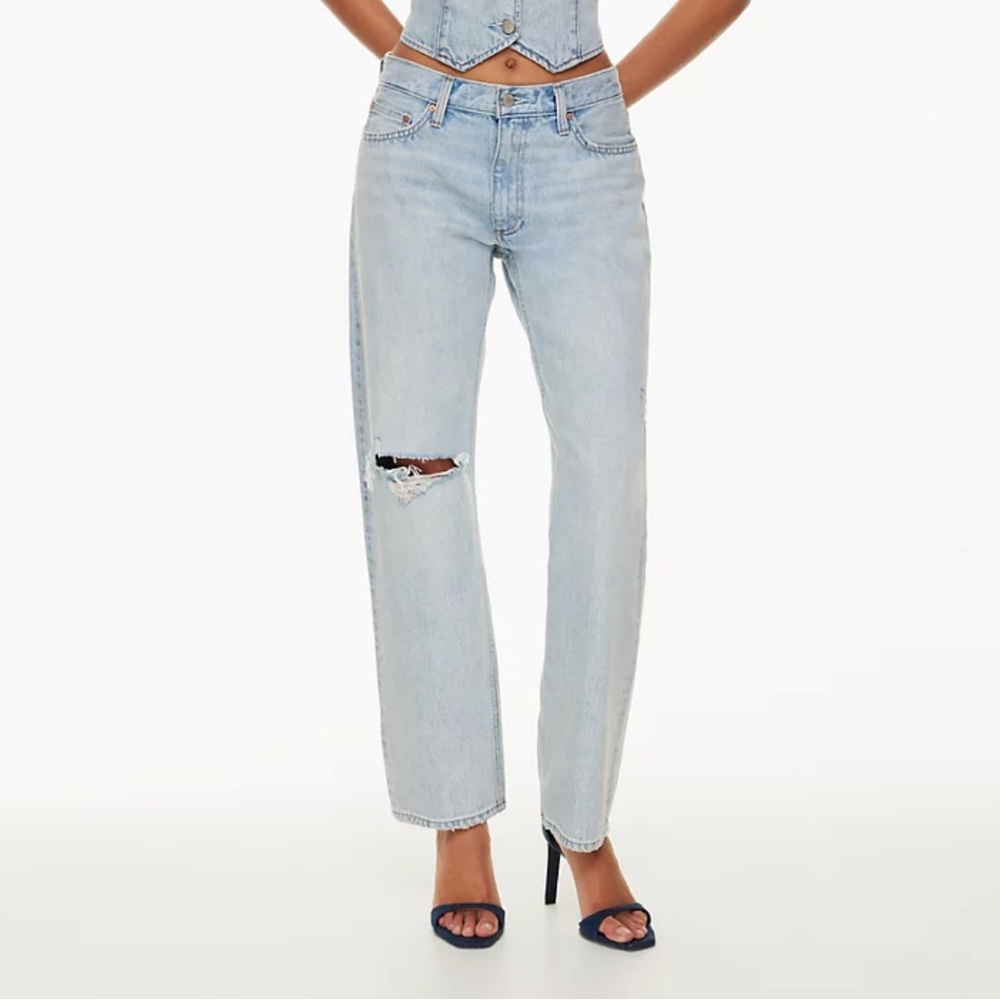 Denim Forum The '80s Comfy Lo-Rise Loose Jean